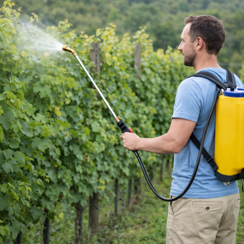 Tijă Telescopică 1 m cu Cap Reglabil din Alamă pentru Stropire [1]