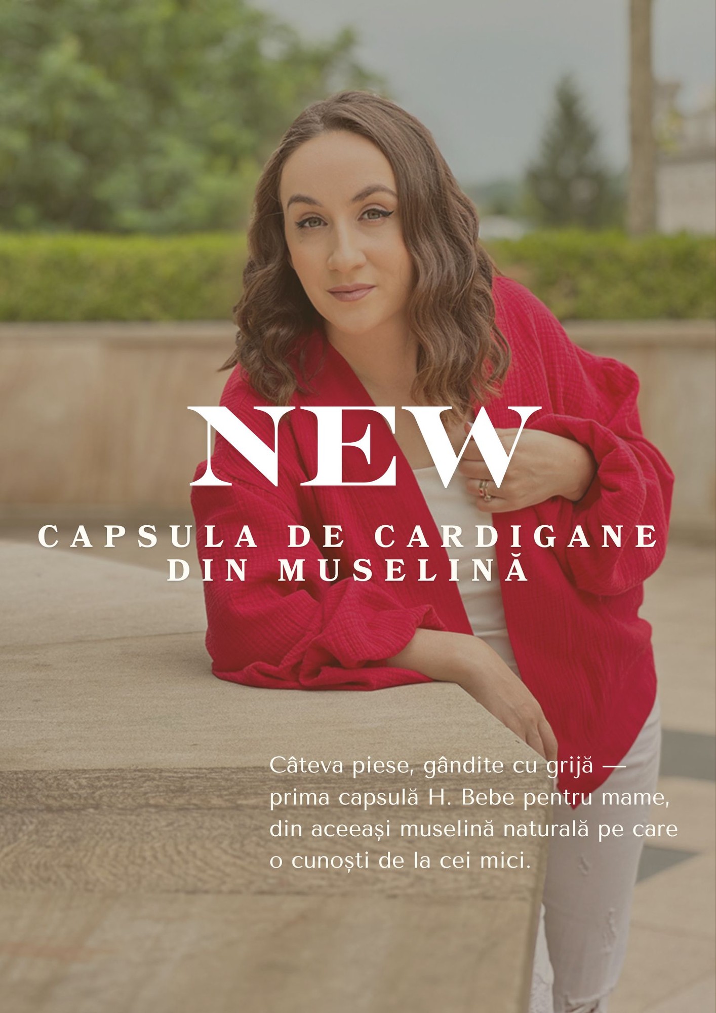 Capsula de cardigane din muselină