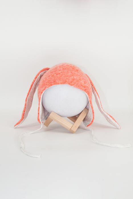 Caciuliță dublată din lână -Iepuras Somon [2]