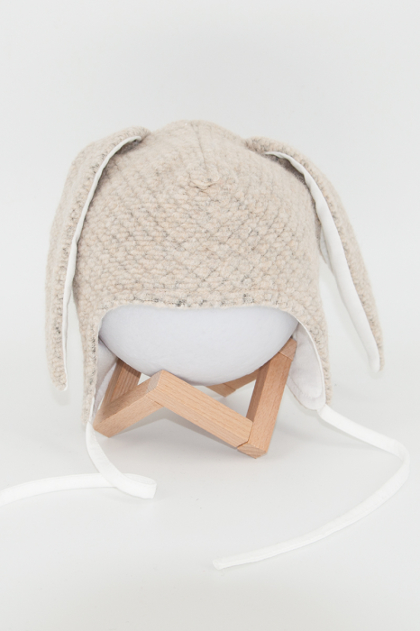 Caciuliță dublată lână - Bej [2]