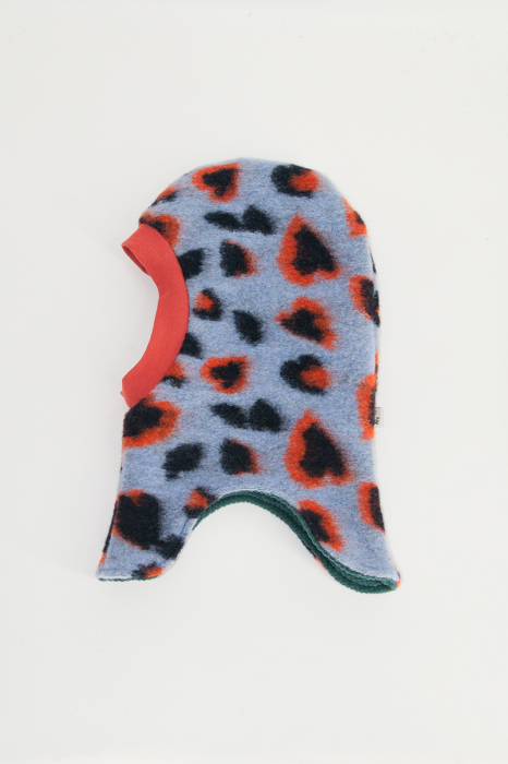 Cagulă dublată din lână  -Animal Print Bleo [3]