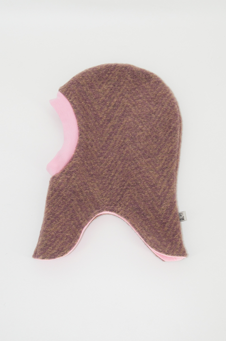 Cagulă dublată din lână  - Roz/Lila [2]