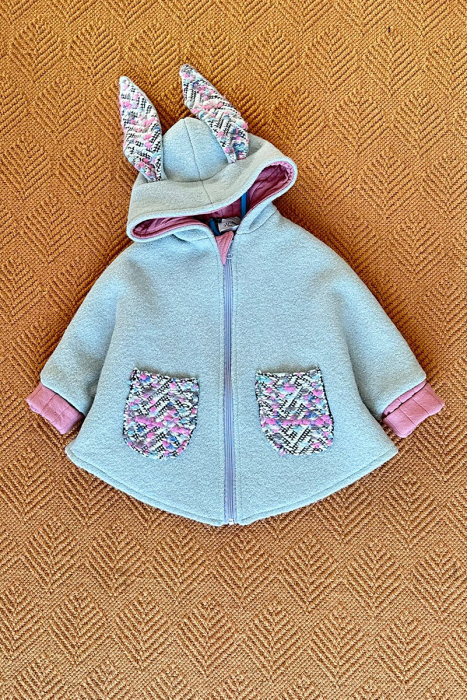 Capă din lână 100% - Iepuras Mint [5]