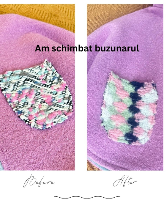 Capă din lână 100% - Iepuras Mint [4]