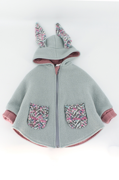 Capă din lână 100% - Iepuras Mint [3]