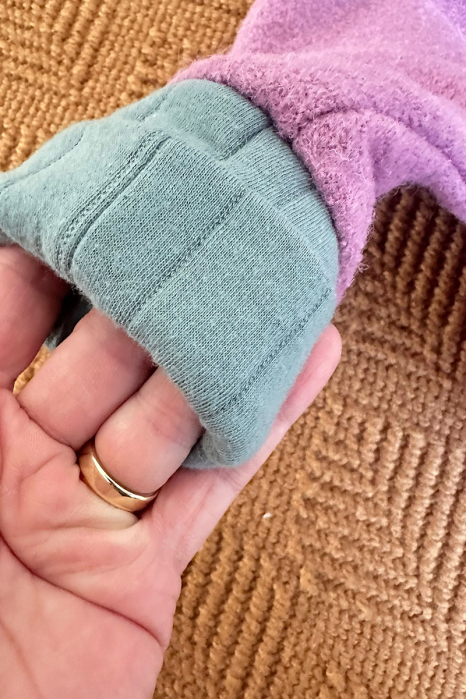 Capă din lână 100% - Iepuras Lila [2]