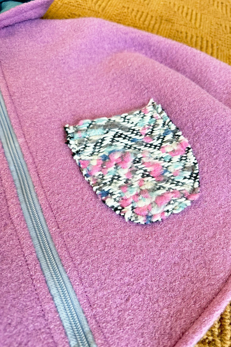 Capă din lână 100% - Iepuras Lila [3]