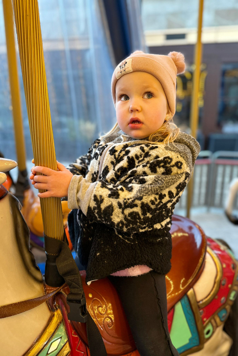 Capă din lână fiartă Oversized Degrade cu Flori [3]