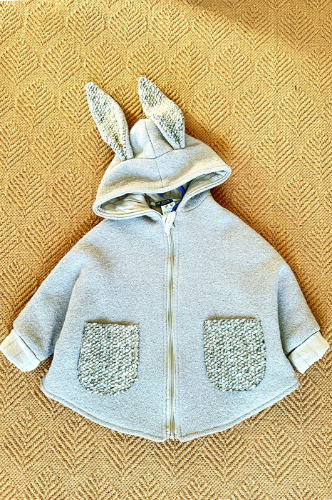 Capă din lână 100% - Iepuras Crem [2]