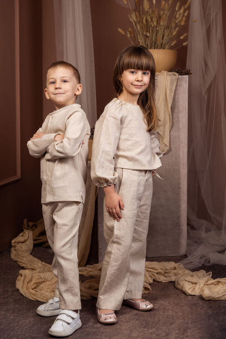 Compleu din IN pentru baieti - Nude [3]