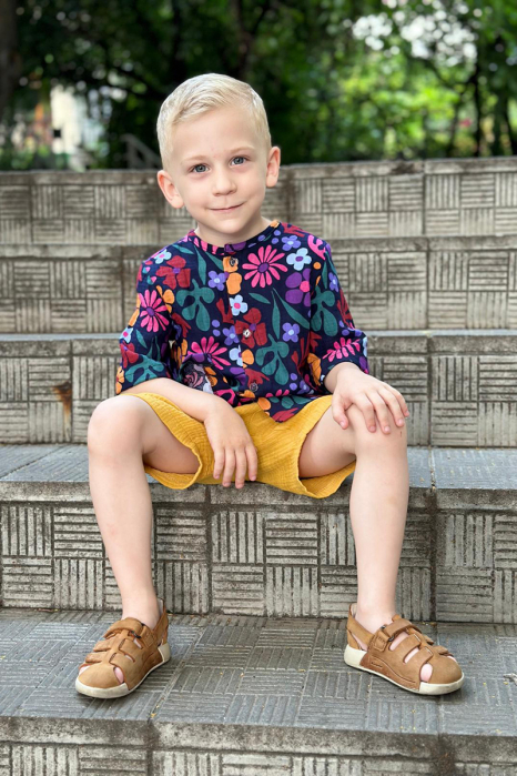 Compleu din muselina -Bleomarin Flori [2]