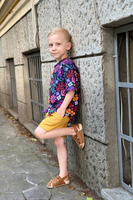 Compleu din muselina -Bleomarin Flori [4]