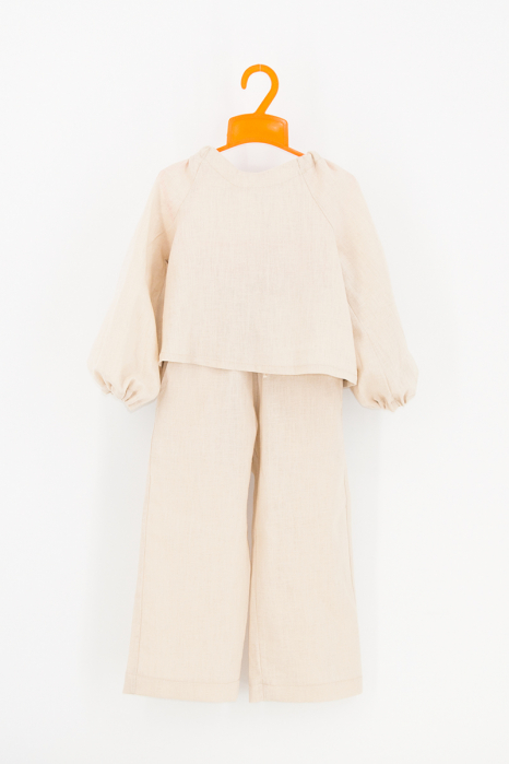 Compleu din IN pentru fetite - Nude [4]