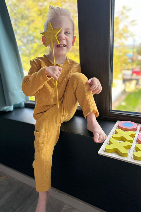 Compleu din muselina - denim [2]