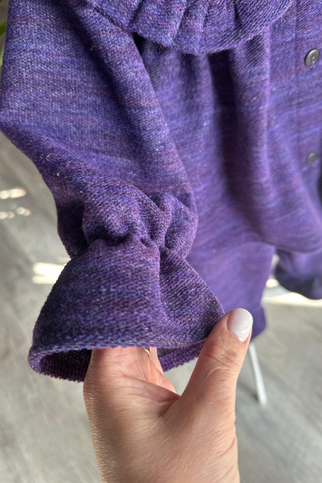 Compleu Fetiță din Lână -Mov [4]