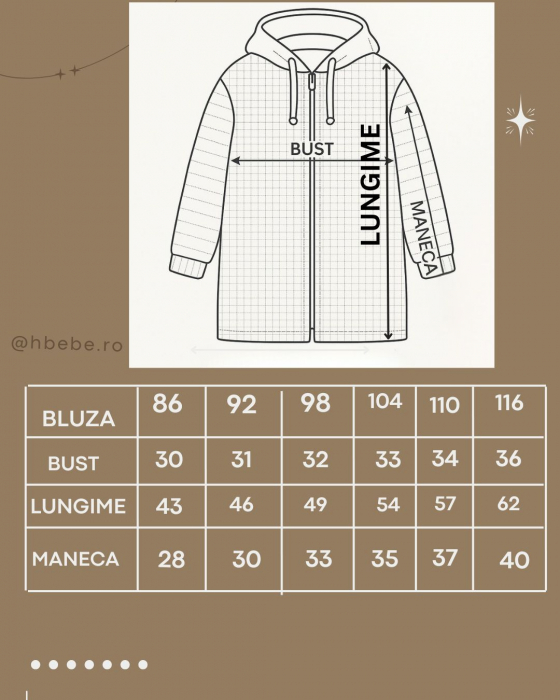Hanorac din lână Oversized - Gri Hart [3]