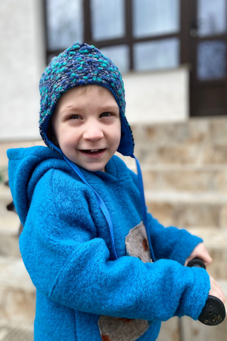 Hanorac Lana Fiarta - Albastru Dino [3]