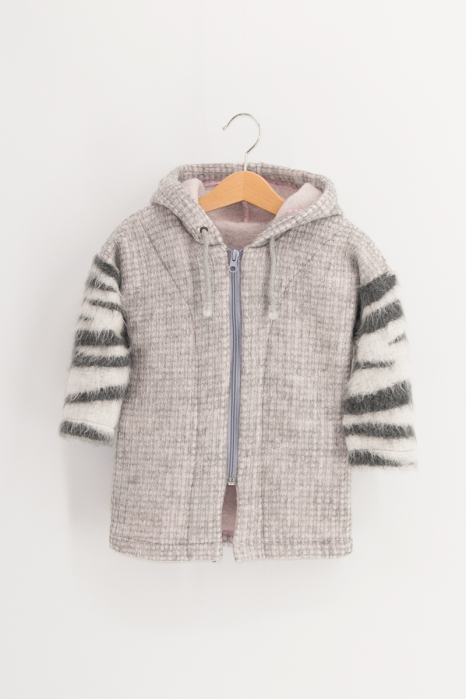 Hanorac din lână Oversized - Gri Hart [2]