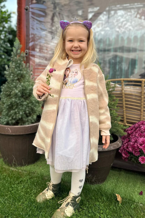 Jachetă tip parka din lână, dublată cu bumbac - Soft Pink [2]