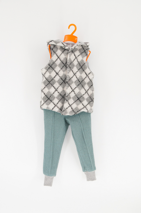 Pantalon Lână dublat cu Bumbac - Mint [4]