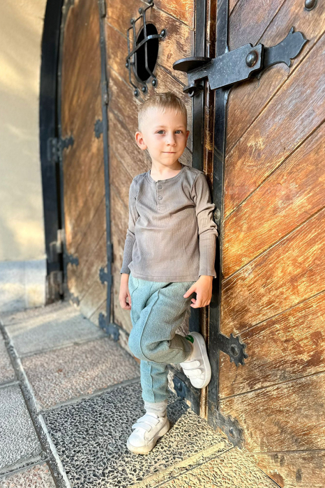 Pantalon Lână dublat cu Bumbac - Mint [2]