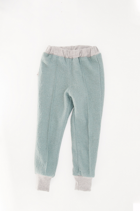 Pantalon Lână dublat cu Bumbac - Mint [3]