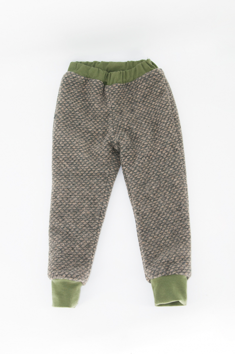 Pantalon Lână dublat - Oliv [4]