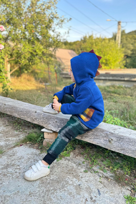 Pantalon Lână dublat - Dark Green [3]