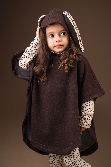 Poncho din lână - iepuras [2]