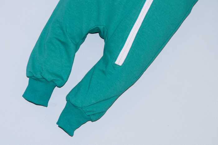 Salopetă cu Fermoar și Glugă - Verde01 [2]