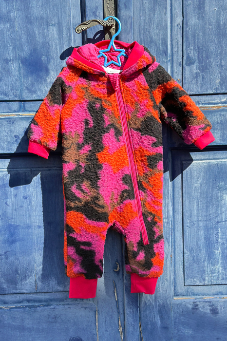 Salopetă din Lână 100% Army Fucsia - H. Bebe [3]