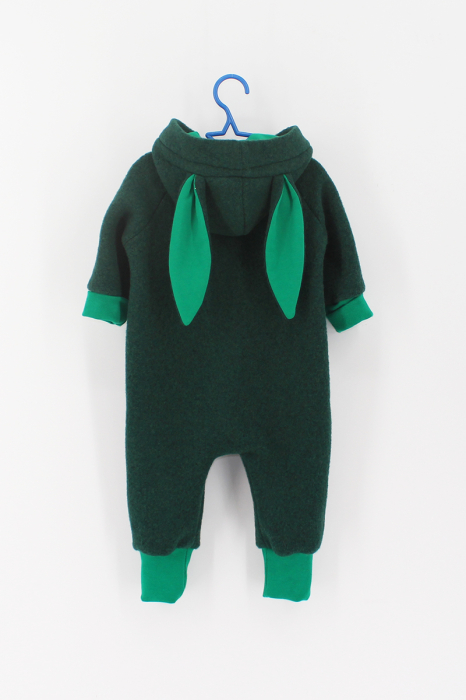 Salopetă din Lână Fiartă Fara Dublura - Verde [2]