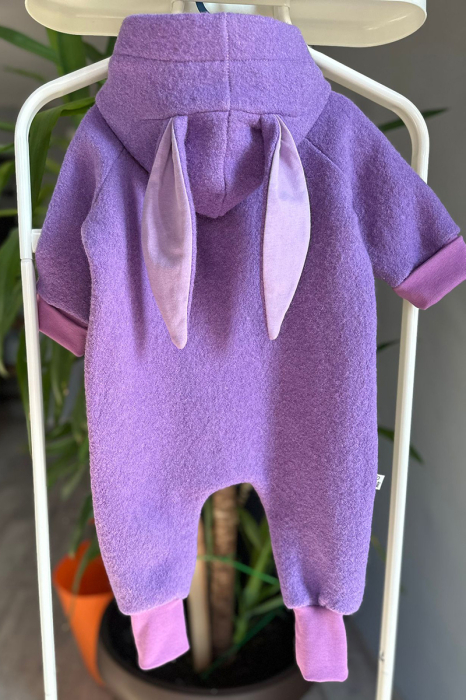 Salopetă din Lână Fiartă Fara Dublura -Mov [8]