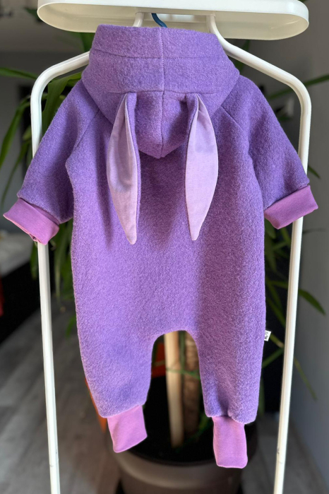 Salopetă din Lână Fiartă Fara Dublura -Mov [7]