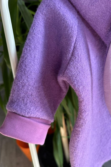 Salopetă din Lână Fiartă Fara Dublura -Mov [9]