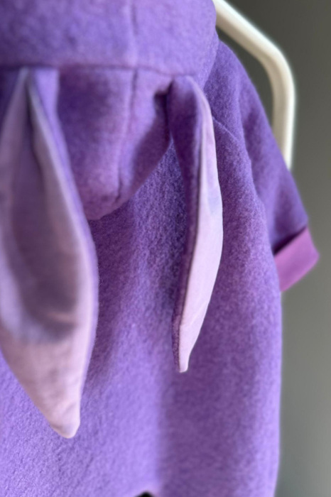 Salopetă din Lână Fiartă Fara Dublura -Mov [4]