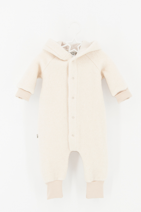 Salopetă din Lână Fiartă Fara Dublura - Unt [3]