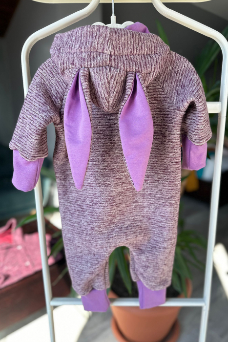 Salopetă din Lână Fiartă Fara Dublura --Mov/Lila [4]