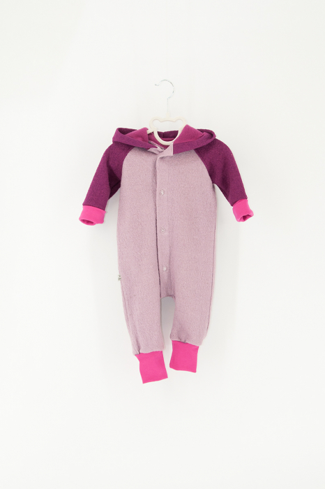 Salopetă din Lână Fiartă Fara Dublura - Magenta/Lila [4]