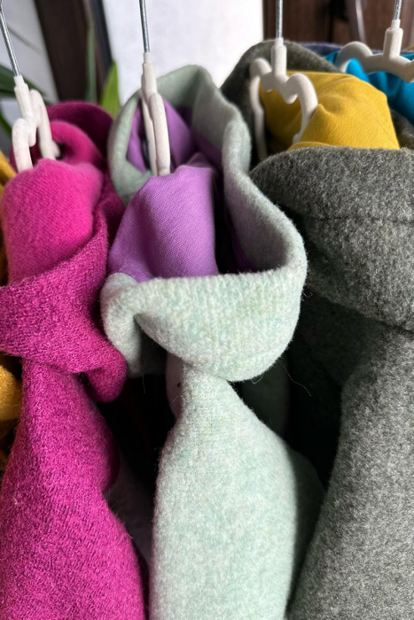 Salopetă din Lână Fiartă Fara Dublura - Magenta/Lila [5]