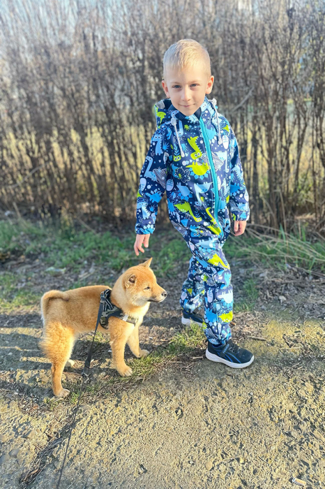 Salopetă din Softshell -Waterproof Dino [2]