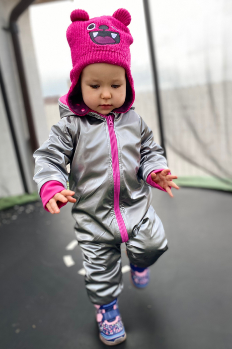 Salopetă Impermeabila 3 Straturi  - Lână- Pink [4]