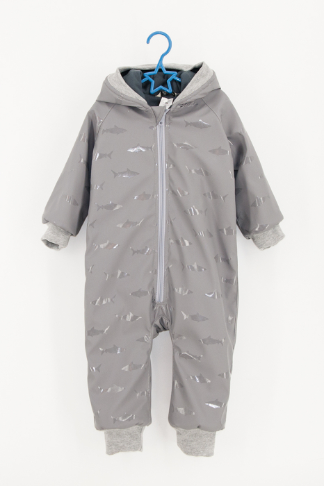 Salopetă Impermeabilă 3 Straturi  - Gri Rechini [1]