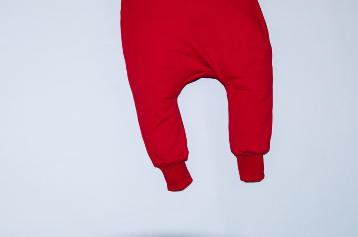 Salopetă Roșie cu Bretele - Bufniță 01 [3]