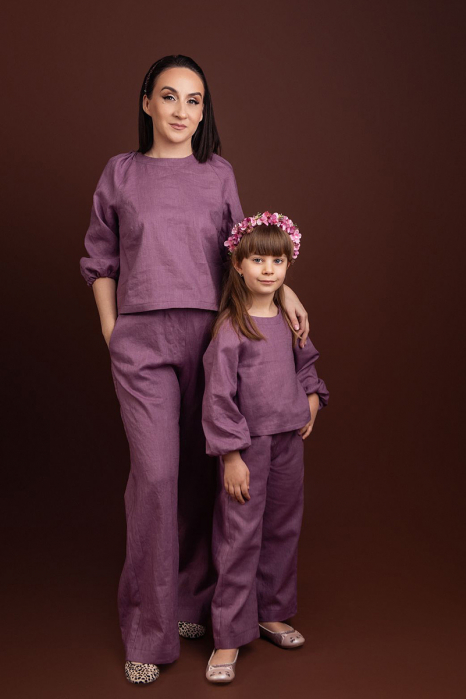 Set Compleu Mamă/Fiica  din IN - Liliac [2]