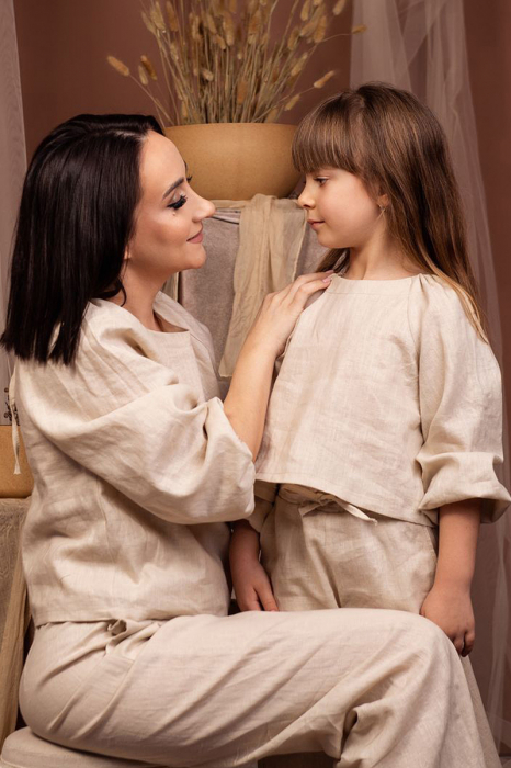 Set Compleu Mamă/Fiica  din IN - Nude [2]