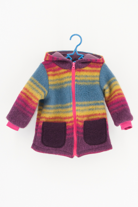 Set Jacheta+Pantalon din lana -Curcubeu [4]