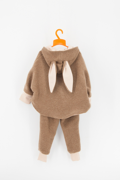 Set Capa + Pantalon din lana -Crem [2]