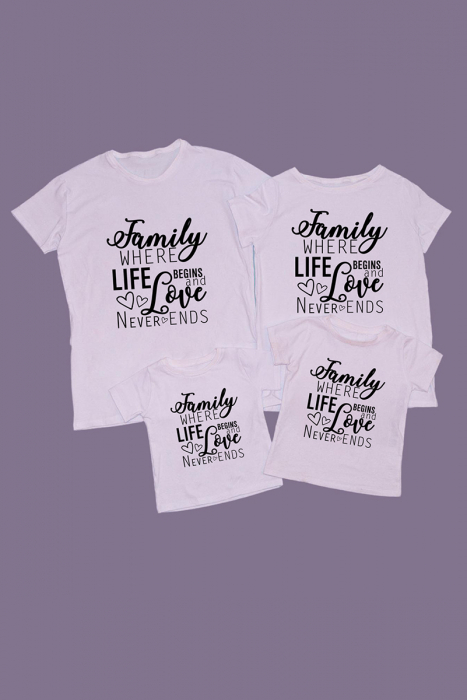 Set tricouri familie Family Time [1]
