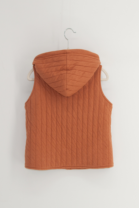 Vestă din Bumbac Matlasat - Pumpkin [5]